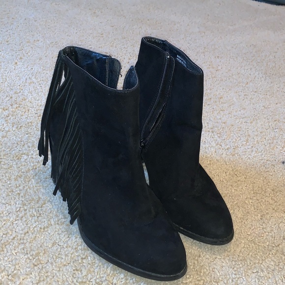 Black boot ankle heels - Picture 2 of 3